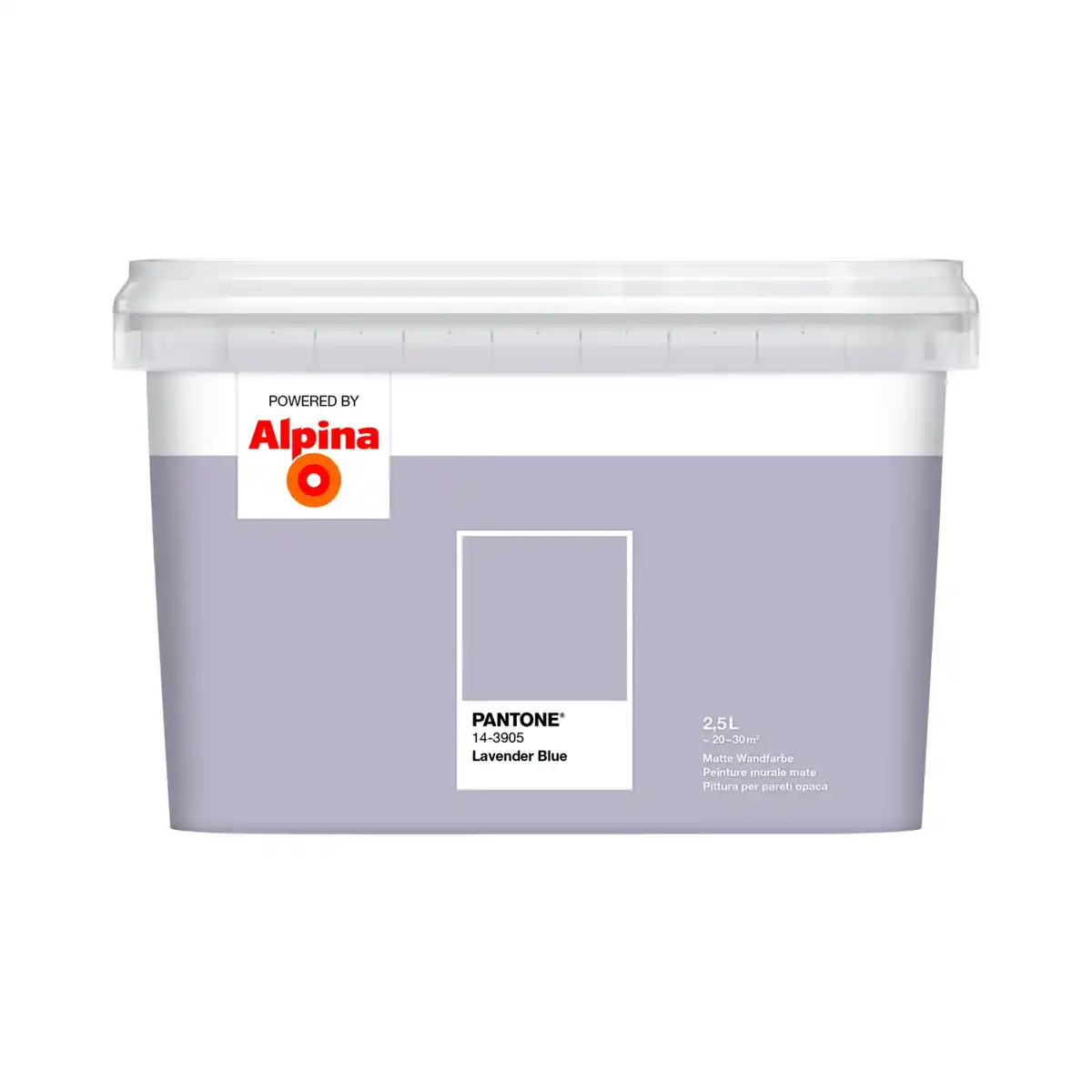 Bild 1 von ALPINA Wandfarbe »PANTONE«, Lavender Blue, matt, 2,5 l