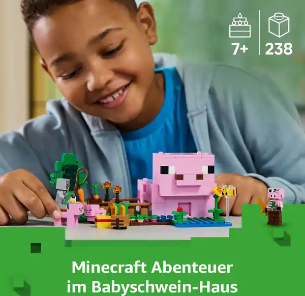 Bild 4 von LEGO Minecraft 21268 Das Babyschwein-Haus