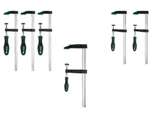 PARKSIDE® Schraubzwinge / Schraubzwingen-Set, mit materialschonenden Spannbacken