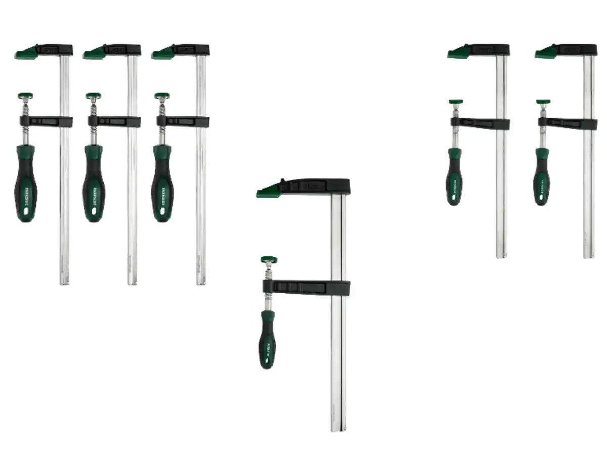 Bild 1 von PARKSIDE® Schraubzwinge / Schraubzwingen-Set, mit materialschonenden Spannbacken