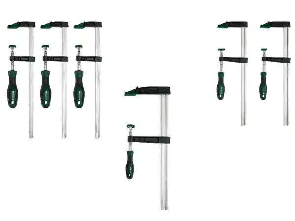 Bild 1 von PARKSIDE® Schraubzwinge / Schraubzwingen-Set, mit materialschonenden Spannbacken