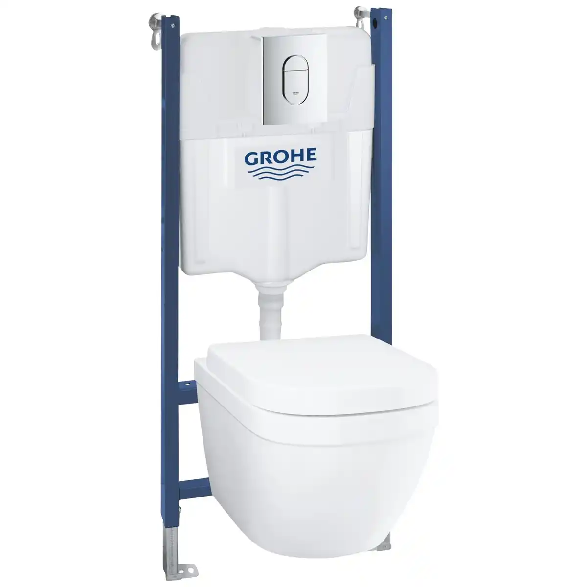 Bild 1 von GROHE Wand-WC-Komplettset »Solido Compact«, Tiefspüler, alpinweiß, spülrandlos