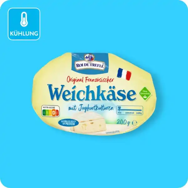 Bild 1 von ROI DE TREFLE Französischer Weichkäse, Mit Joghurtkulturen oder Cremig-mild