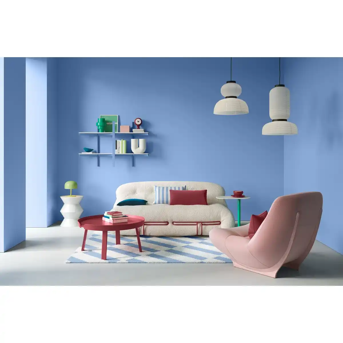 Bild 3 von ALPINA Wandfarbe »PANTONE«, Placid Blue, matt, 2,5 l