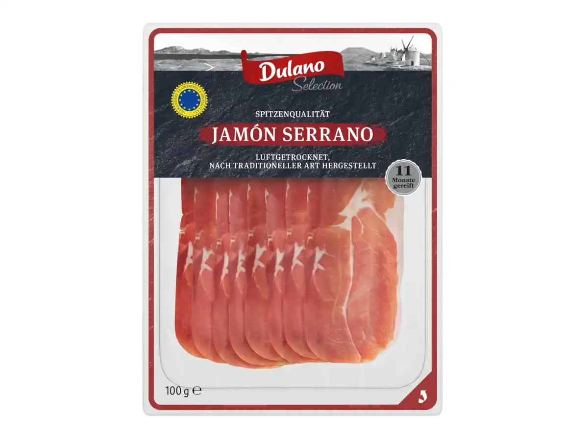 Bild 1 von Dulano Selection Jamón Serrano Rohschinken,  100 g