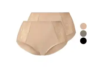 esmara® Damen Miederslips mit Spitze, 2 Stück