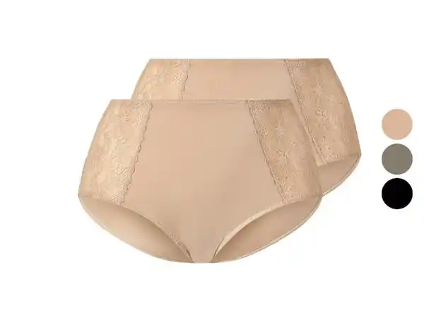 Bild 1 von esmara® Damen Miederslips mit Spitze, 2 Stück