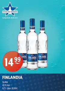 FINLANDIA Vodka 40 % Vol.