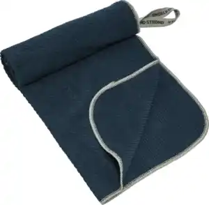 IDEENWELT Mikrofaser-Handtuch blau/oliv