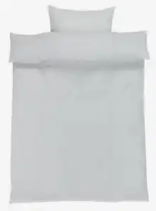 Seersucker-Bettwäsche TINNE 135x200 weiß