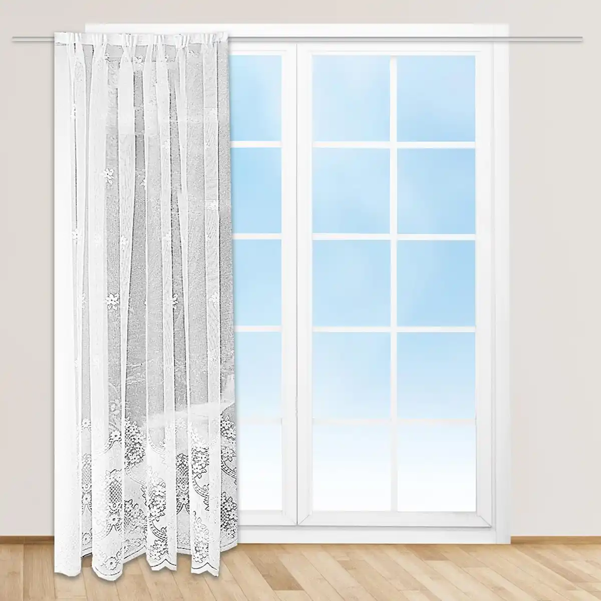 Bild 1 von Jacquard Raschelstores ca. 160 cm hoch