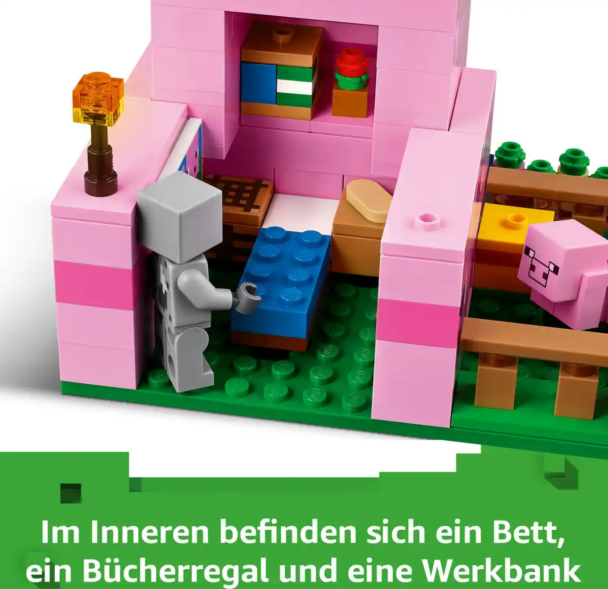 Bild 4 von LEGO Minecraft 21268 Das Babyschwein-Haus
