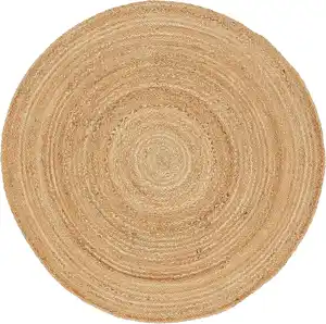 Teppich Jute 120cm natur
