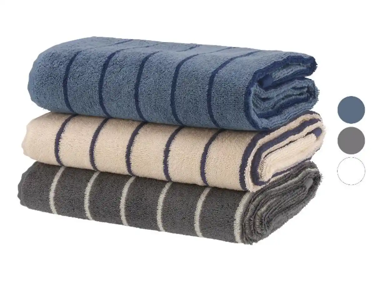 Bild 1 von LIVARNO home Frottier-Handtücher, 2 Stück, 50 x 100 cm