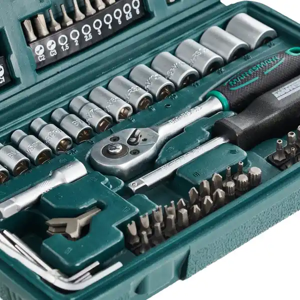 Bild 2 von BRÜDER MANNESMANN Steckschlüsselsatz, 130-teilig, Schlüsselgröße: 4 - 14 mm