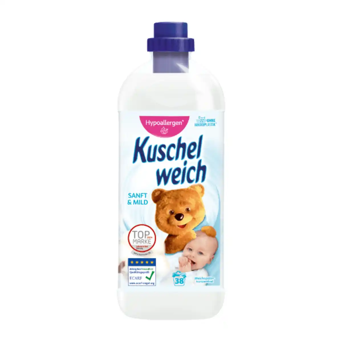 Bild 1 von KUSCHELWEICH Weichspüler sanft & mild 1L