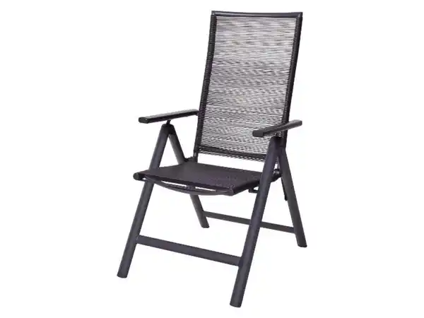 Bild 2 von LIVARNO home Alu-Hochlehner »Miami«, 2 Stück, im Rope-Design, anthrazit