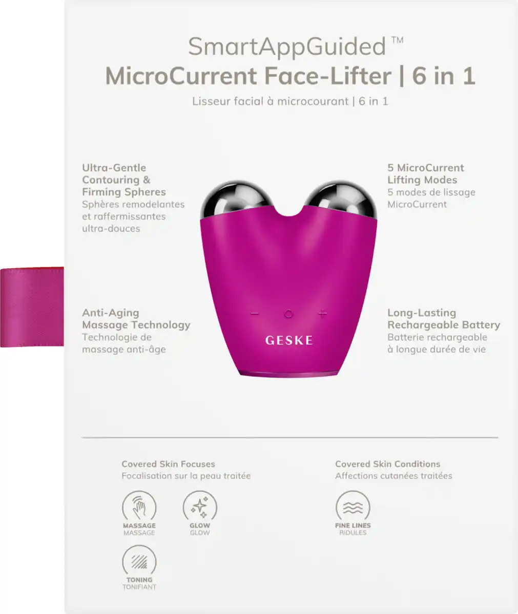 Bild 3 von Geske 6in1 MicroCurrent Face-Lifter magenta