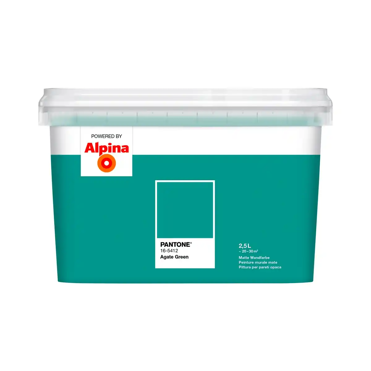 Bild 1 von ALPINA Wandfarbe »PANTONE«, Agate Green, matt, 2,5 l