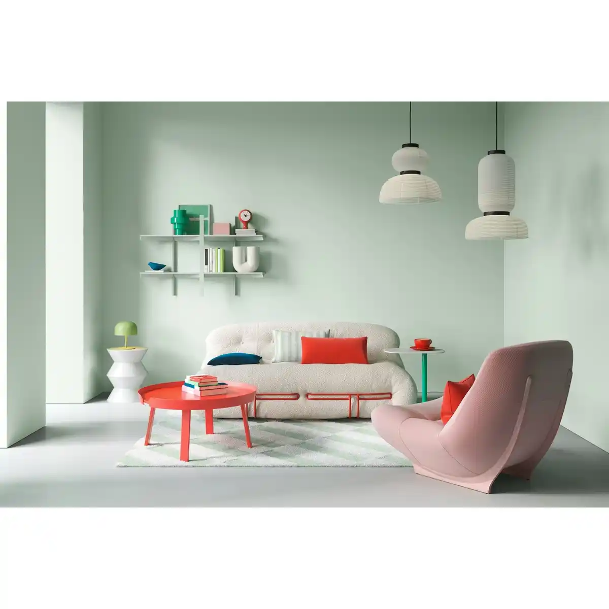 Bild 2 von ALPINA Wandfarbe »PANTONE«, Milky Green, matt, 2,5 l