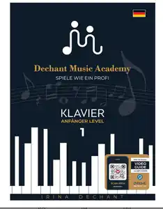 Spiele Wie Ein Profi Klavier Anfänger Level 1 mit 68 QR-Codes - Video und Audio