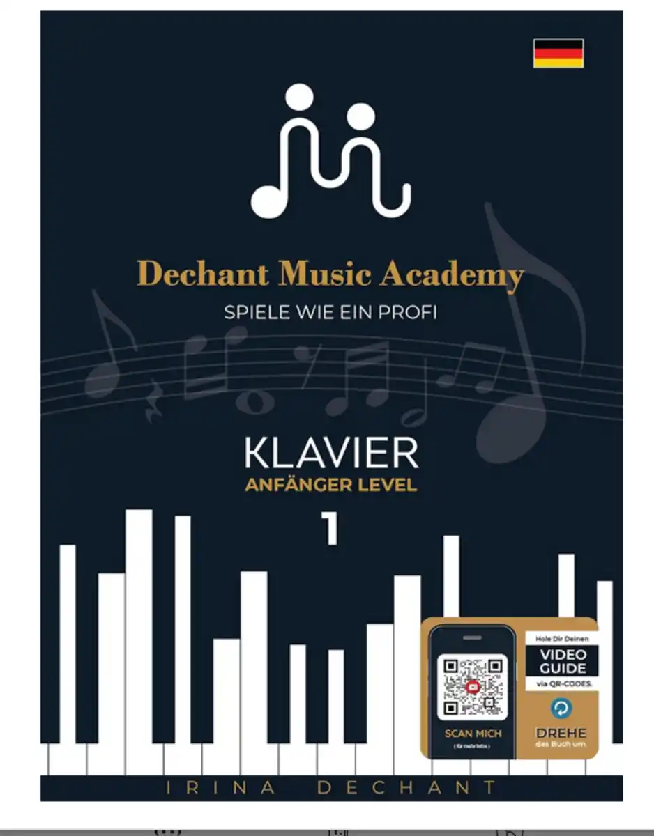 Bild 1 von Spiele Wie Ein Profi Klavier Anfänger Level 1 mit 68 QR-Codes - Video und Audio