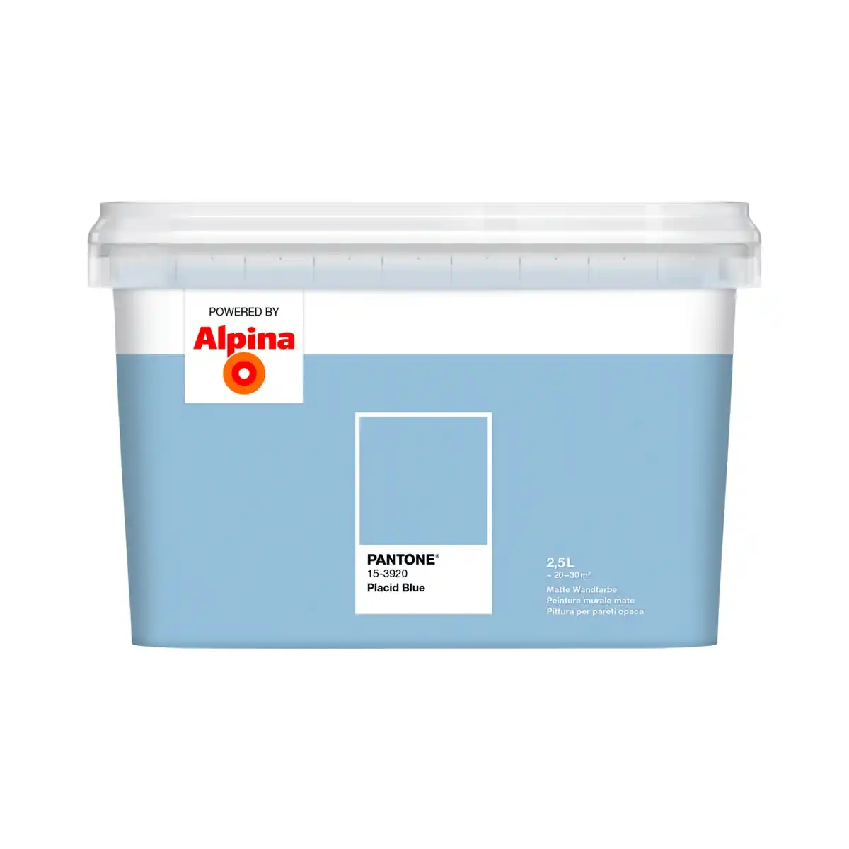 Bild 1 von ALPINA Wandfarbe »PANTONE«, Placid Blue, matt, 2,5 l