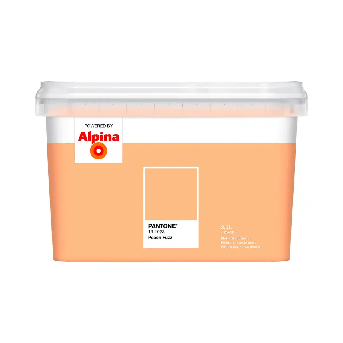 Bild 1 von ALPINA Wandfarbe »PANTONE«, Peach Fuzz, matt, 2,5 l