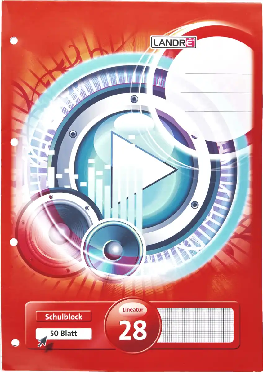 Bild 1 von LANDRÉ Schulblock DIN A4