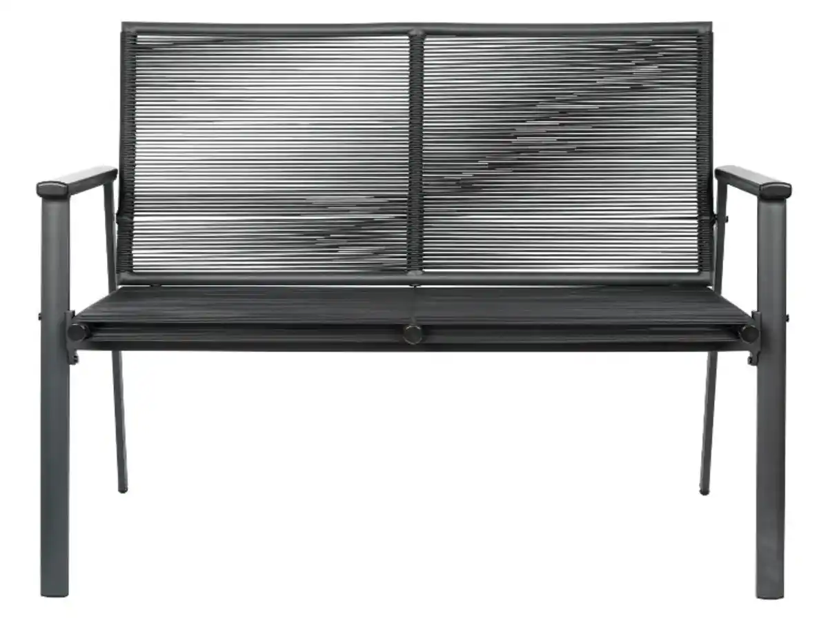 Bild 2 von LIVARNO home Gartenbank »Miami«, im Rope-Design, anthrazit