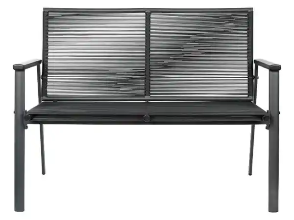 Bild 2 von LIVARNO home Gartenbank »Miami«, im Rope-Design, anthrazit