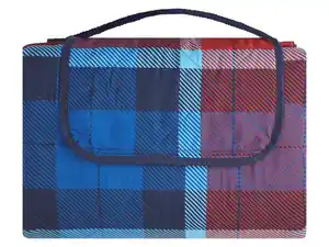 LIVARNO home Picknickdecke mit Tragegriff, 200 x 200 cm