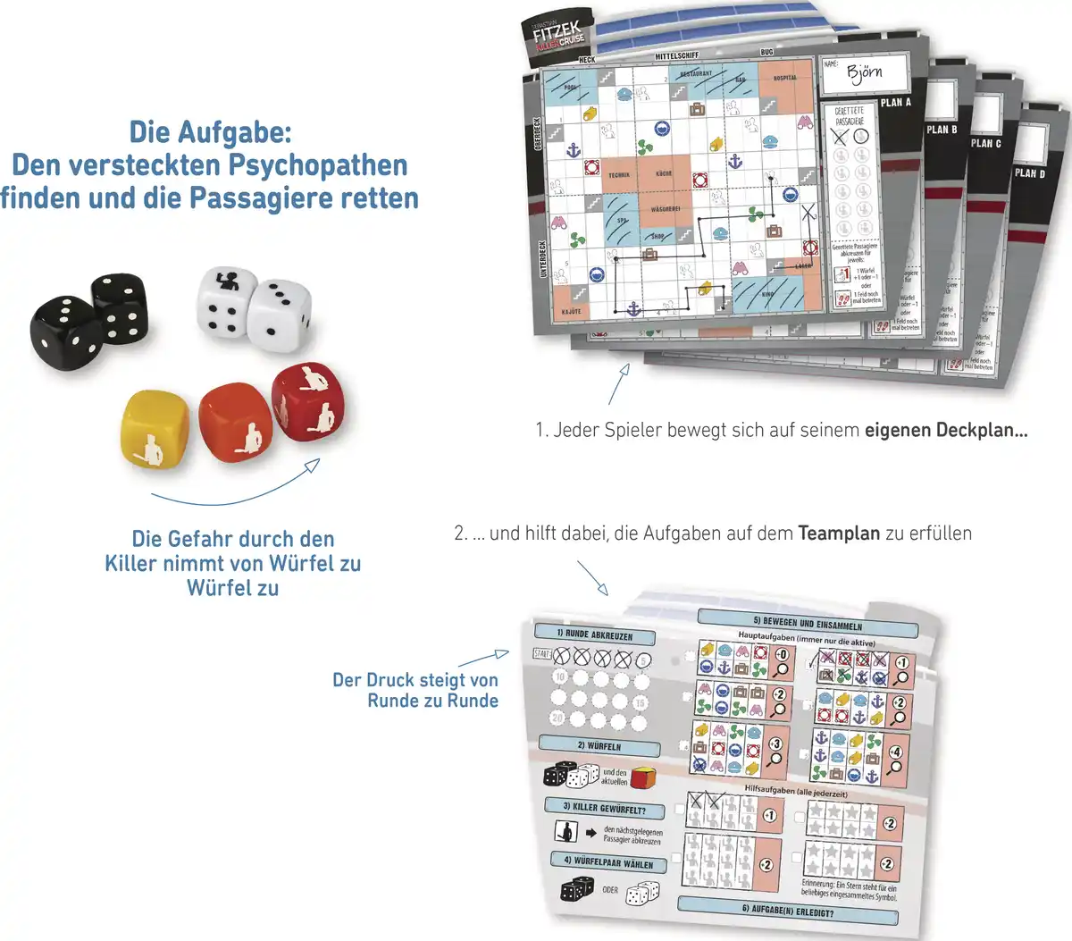 Bild 3 von moses. Sebastian Fitzek Killercruise Das Würfelspiel