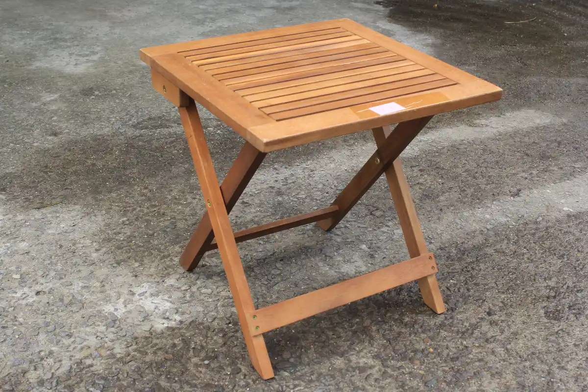 Bild 1 von Tim Garden Beistelltisch Akazie 45x45x45cm hellbraun