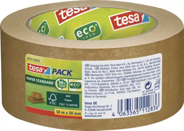 Bild 1 von Tesa Papier Standard Paketband, 50 m