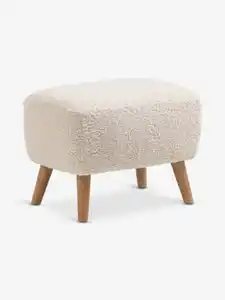 Pouf VILDSUND 52x41 Stoff off-white