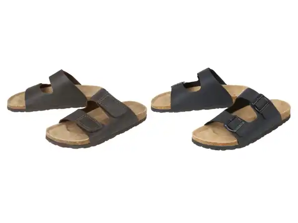 Bild 1 von esmara® Herren Pantoletten, mit Lederdecksohle