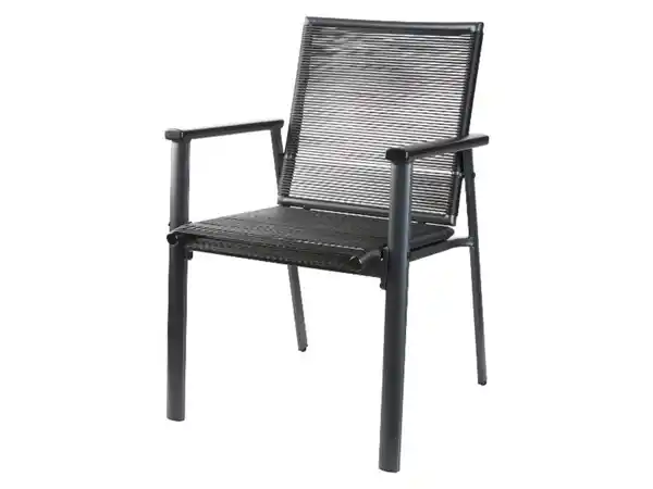 Bild 1 von LIVARNO home Alu-Gartenstuhl »Miami«, im Rope-Design, anthrazit