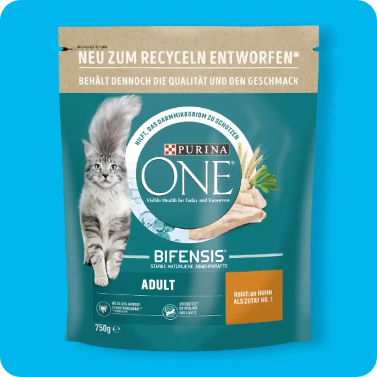 Bild 1 von PURINA ONE BIFENSIS®  Adult, Reich an Huhn oder Reich an Lachs
