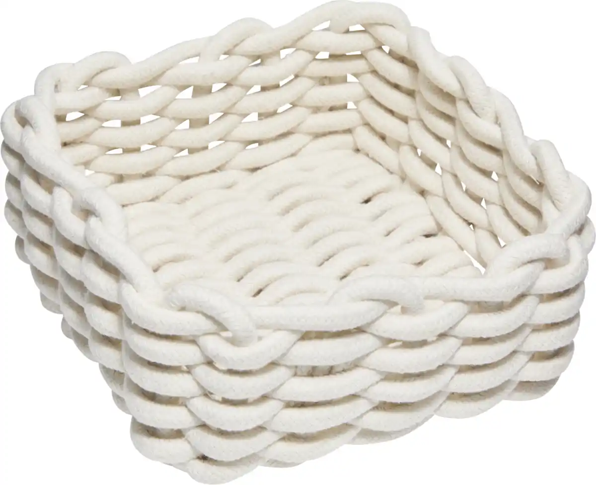 Bild 1 von IDEENWELT Textiler Aufbewahrungskorb Creme