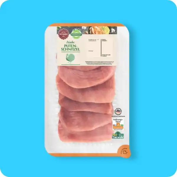 Bild 1 von FAIR & GUT Putenschnitzel, Haltungsform 3: Frischluftstall²