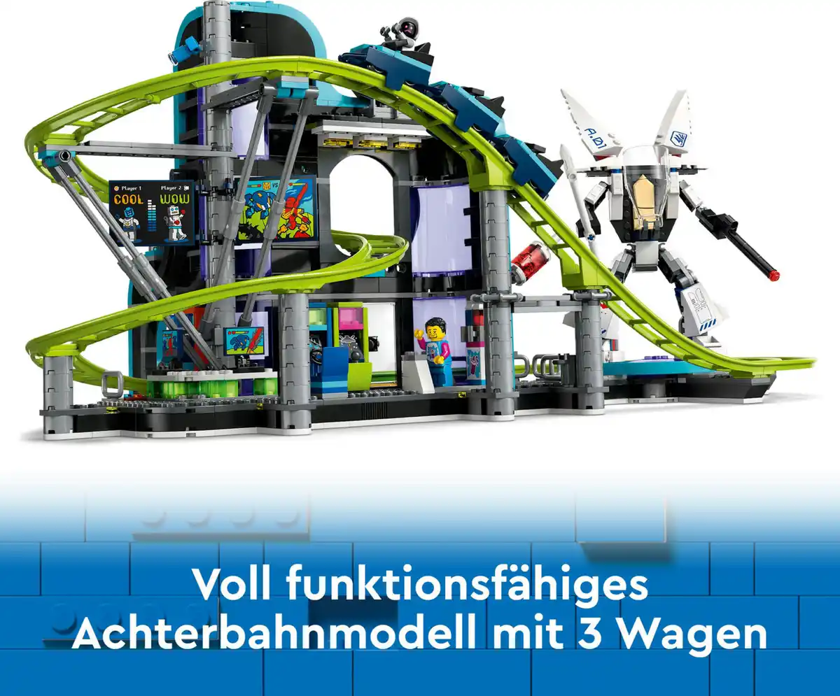 Bild 4 von LEGO CITY 60421 Achterbahn mit Roboter-Mech
