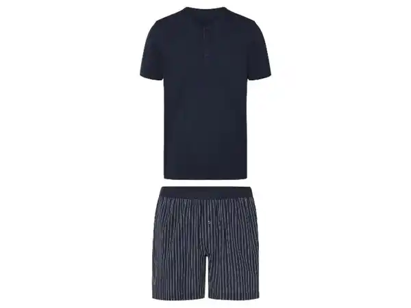 Bild 2 von esmara Men Herren Shorty Pyjama, aus reiner Baumwolle