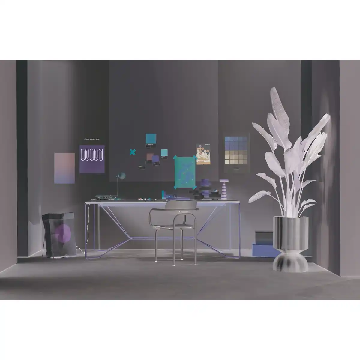 Bild 2 von ALPINA Wandfarbe »PANTONE«, Moonstruck, matt, 2,5 l