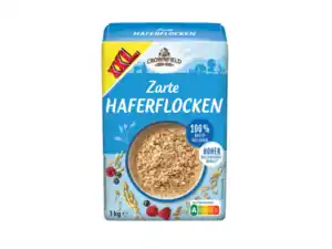 XXL Crownfield Zarte Haferflocken,  1 kg