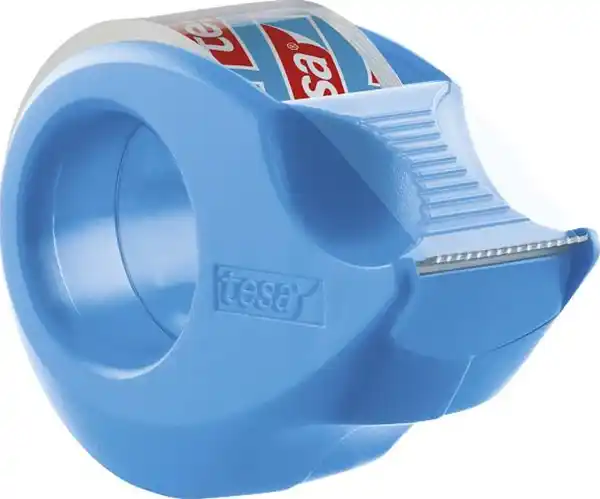 Bild 2 von Tesa Kristall-Klar Mini Abroller, ergonomisch, mit 2 Nachfüllrollen, 20 m