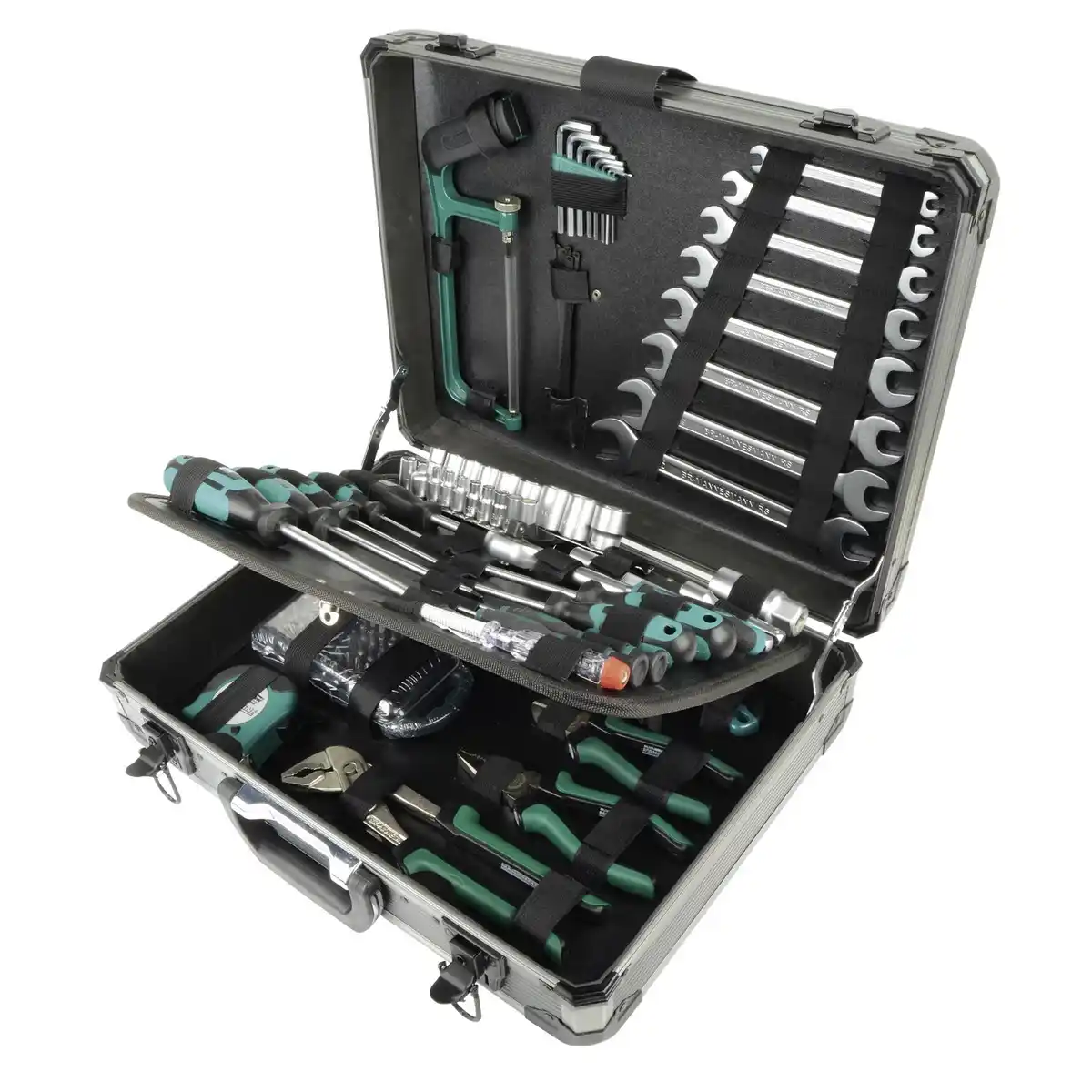 Bild 2 von BRÜDER MANNESMANN Werkzeugsatz, Metall, bestückt, 133-teilig