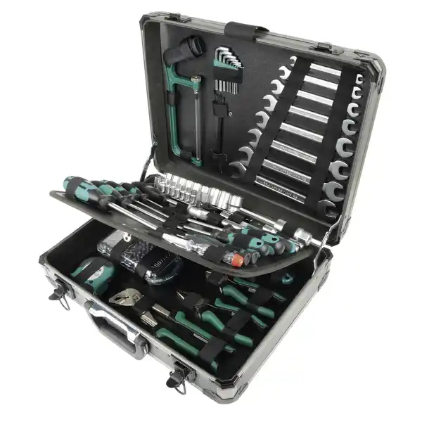 Bild 2 von BRÜDER MANNESMANN Werkzeugsatz, Metall, bestückt, 133-teilig