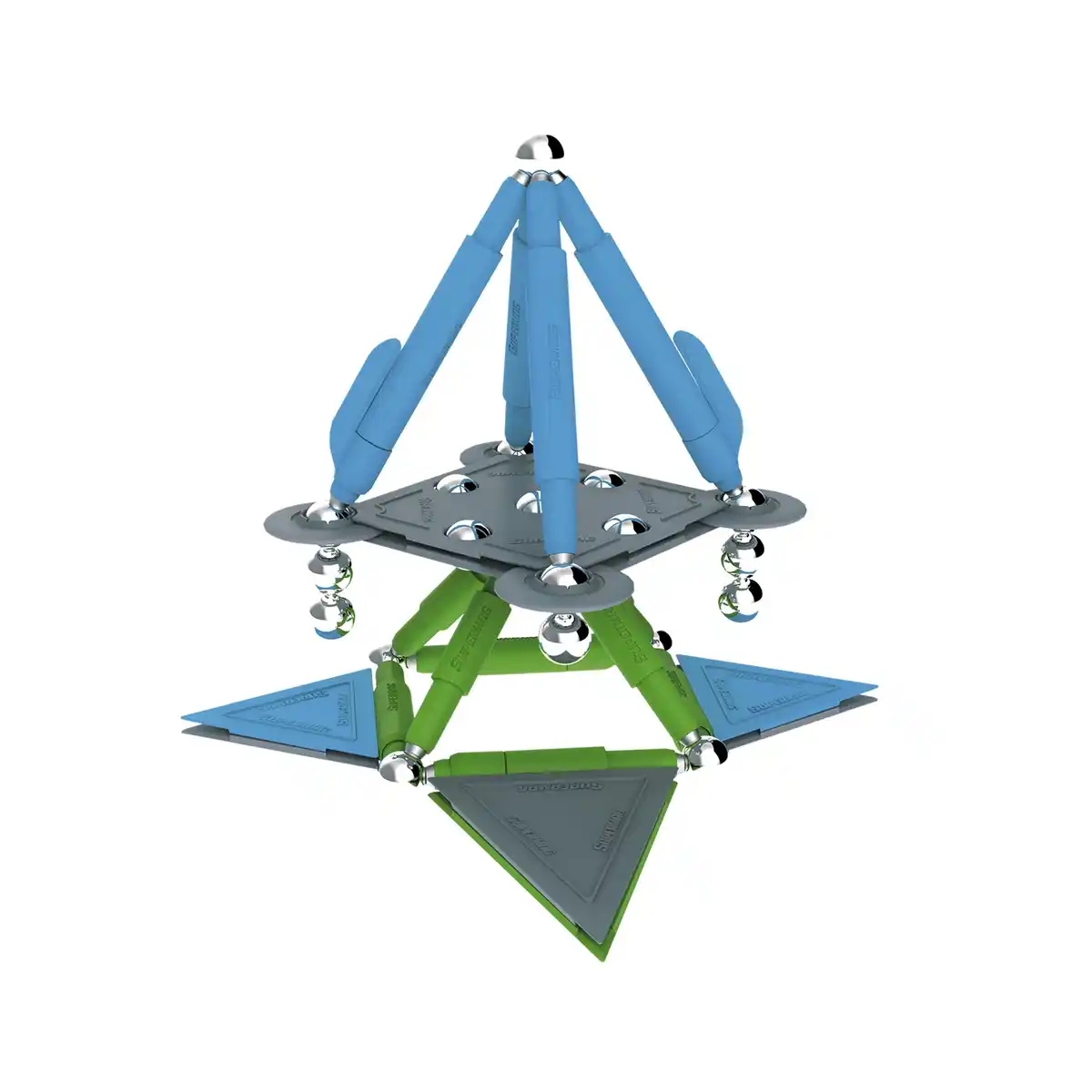 Bild 1 von HAPPY PEOPLE Magnetspielzeug »SUPERMAG® - Stixx«, Kunststoff/Metall, für alle großen und kleinen Bastler:innen