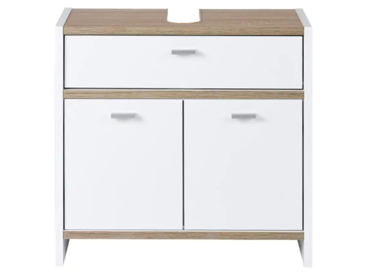 Bild 1 von LIVARNO home Waschbeckenunterschrank weiß